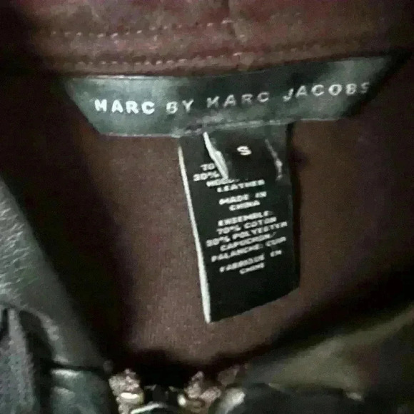 Marc by Marc Jacobs Hooded and Leather/Cotton Jacket - Picture 3 of 8